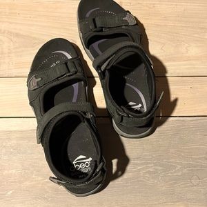 abeo BIO system black sandals